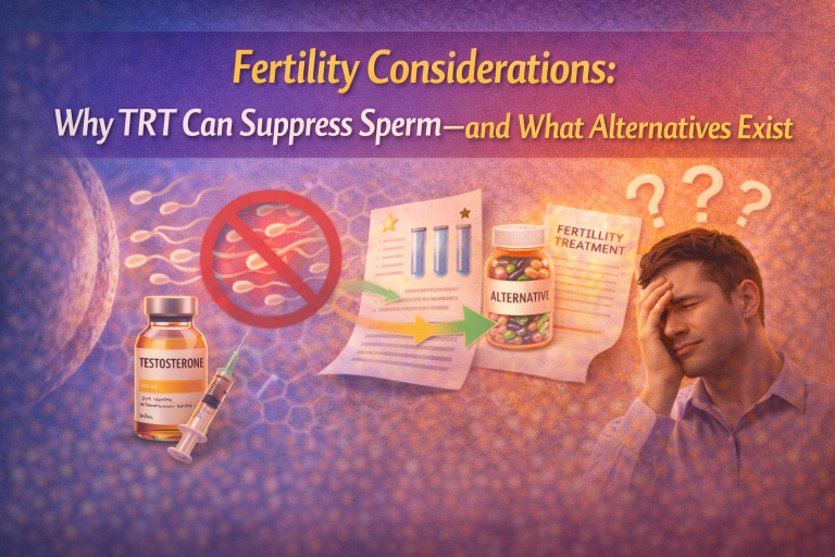 Fertility Considerations: Why TRT Can Suppress Sperm—and What Alternatives Exist